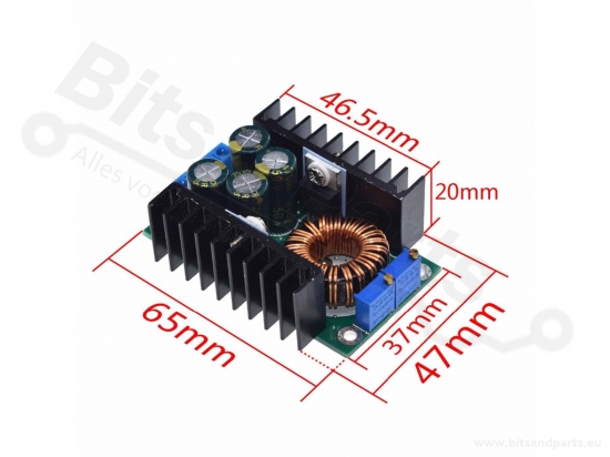 Buckconverter Step Down DC-DC Uin:8V-32V Uout:1,25-28V 8,0A XL4016
